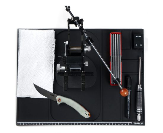 Коврик для сборки, разборки, заточки ножей TSPROF графит TS-MS23011DK – изображение 8