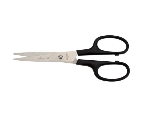 Офисные ножницы INFORMAT металл-черный, пластик, 160 мм SO1603 