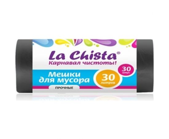 Мешки для мусора Lachista 30 л/30 шт прочные 870101 