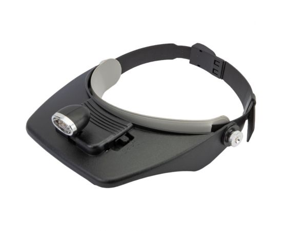 Лупа (налобная, 1.2/1.8/2.5/3.5x, с подсветкой, 2 LED) Pro Legend PL4409 