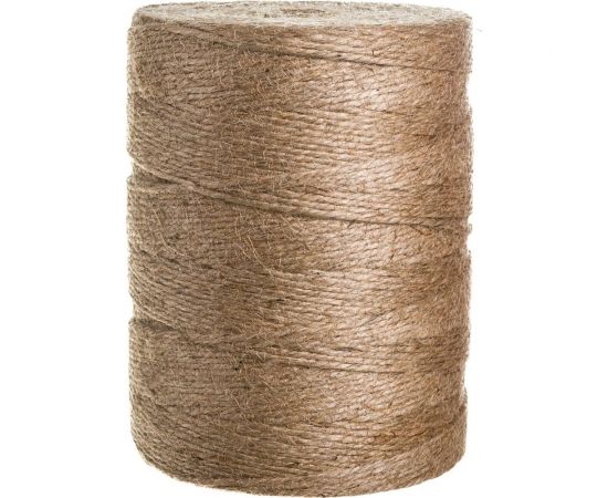 Джутовый шпагат INFORMAT 1кг, 3 нити, толщина 3мм, 1680 текс TC-1000 