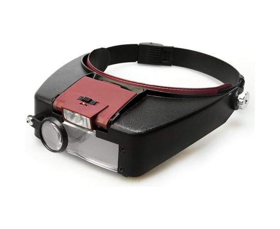 Лупа (налобная, 1.5/3.0/8.5/10.0x, с подсветкой, 2 LED) Pro Legend PL4411 