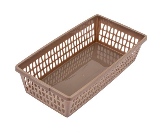 Корзина для хранения Martika Велетта 21x11x5 см, коричнево-серая С711КСЕР 