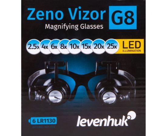 Лупа-очки Levenhuk Zeno Vizor G8 74106 – изображение 15
