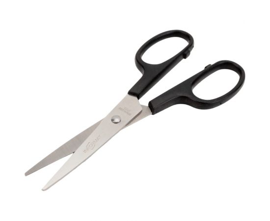 Офисные ножницы INFORMAT металл-черный, пластик, 160 мм SO1603 – изображение 2