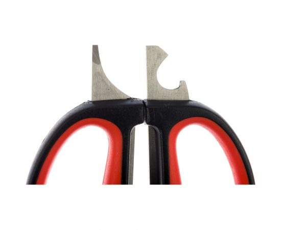 Ножницы Lara 24,5 см 8 в 1 прорезиненные ручки, сверхострая заточка, блистер LR05-94 BLISTER – изображение 2