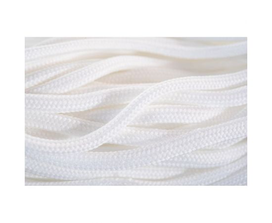 Плетеный шнур ПЭ 6 мм с сердечником, 24-прядный, белый, 20 м Tech-Krep 140359 – изображение 2