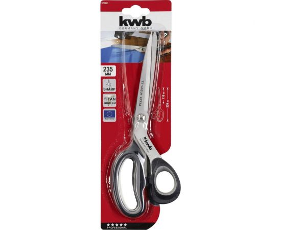 Универсальные ножницы KWB 235 мм, титановые лезвия 20923 – изображение 3