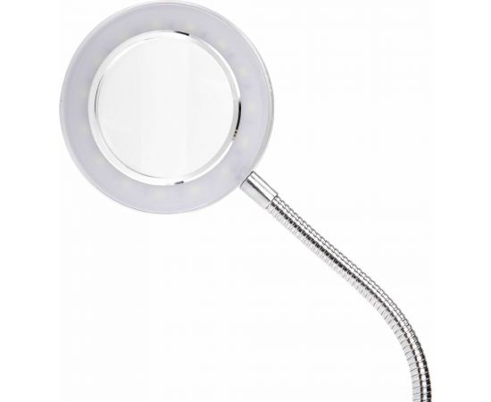 Настольная лупа BRAUBERG на прищепке, с led подсветкой, диаметр 75 мм, увеличение 3 455931 – изображение 3