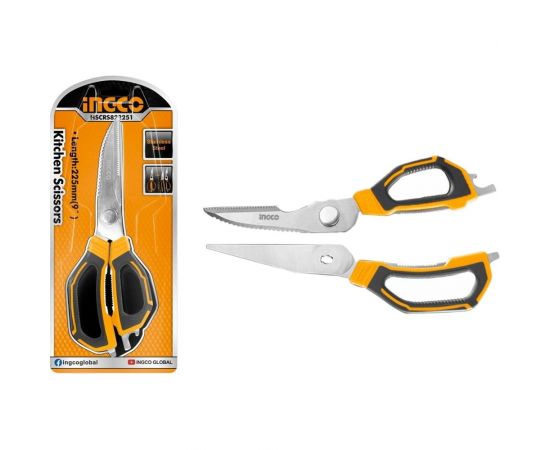 Кухонные ножницы INGCO 225 мм HSCRS822251 – изображение 3