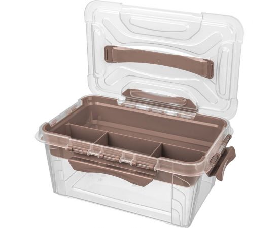 Универсальный ящик Econova Grand Box с замками и вставкой-органайзером, 4,2 л 433224114 – изображение 3