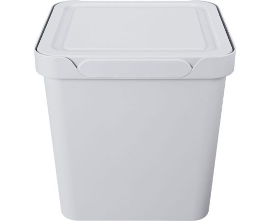 Универсальный ящик с крышкой Econova Luxe 286х286х286 мм, 18л, светло-серый 433242630 – изображение 3