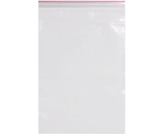 Пакеты с замком/зиплок-гриппер BRAUBERG, 100 шт, 200х300 мм, ПВД, толщина 40 микрон 606216 – изображение 3