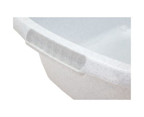 Таз Martika Водолей овальный 24л мрамор С623МРА – изображение 3