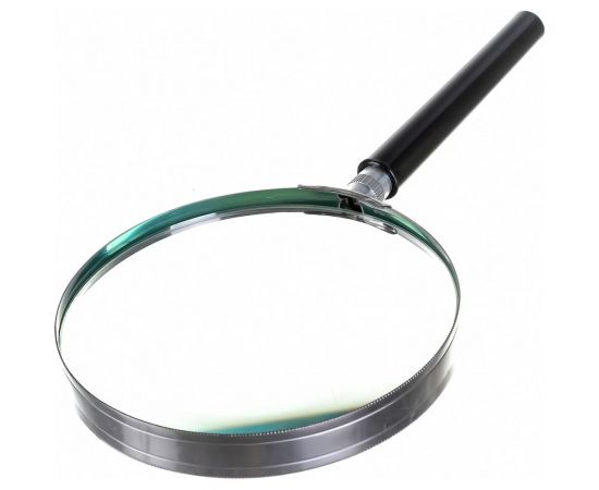 Ручная круглая лупа 2,5х-100мм для чтения в металлической оправе Pro Legend PL4420 – изображение 3