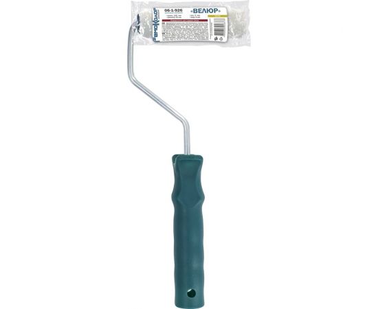 Малярный мини-валик РемоКолор ""Велюр"" с рукояткой, ось 6 мм, D 15 мм, 100 мм 06-1-926 – изображение 3