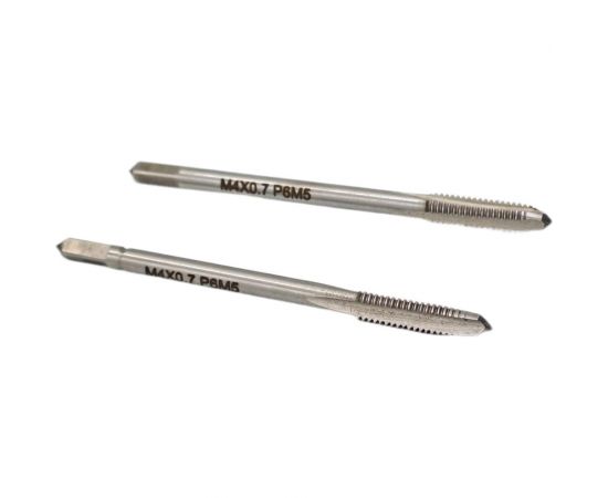 Машинно-ручной метчик TORNERI М 4х0.7 комплект из 2-х штук Р6М5 011848 – изображение 3
