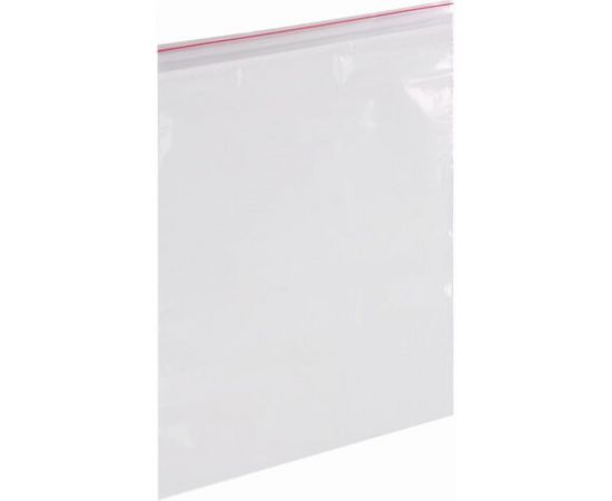 Пакеты с замком/зиплок-гриппер BRAUBERG, 100 шт, 400х500 мм, ПВД, толщина 40 микрон 606219 – изображение 3