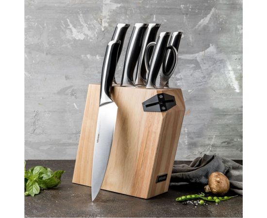 Набор из 5 кухонных ножей, ножниц и ножеточки NADOBA RUT 722716 – изображение 3