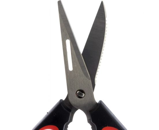 Ножницы Lara 24,5 см 8 в 1 прорезиненные ручки, сверхострая заточка, блистер LR05-94 BLISTER – изображение 3