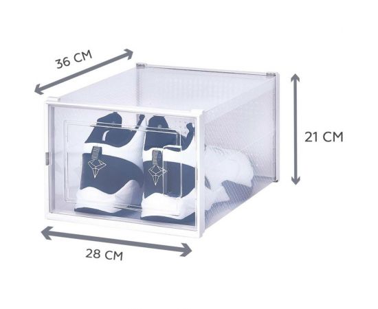 Коробка для хранения высокой обуви HOMSU Premium набор из 2 шт 28x21x36 HOM-1136 – изображение 4