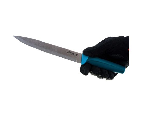 Нож с рукояткой софт-тач Mallony VELUTTO MAL-02VEL разделочный, 19 см 005525 – изображение 4