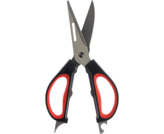 Ножницы Lara 24,5 см 8 в 1 прорезиненные ручки, сверхострая заточка, блистер LR05-94 BLISTER – изображение 4