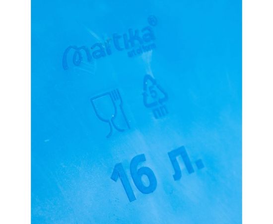Таз Martika Водолей круглый 16л синий С613СИН – изображение 5