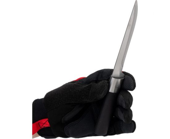 Нож с пластиковой рукояткой Mallony MAL-04P-MIX филейный 125 см 985378 – изображение 5