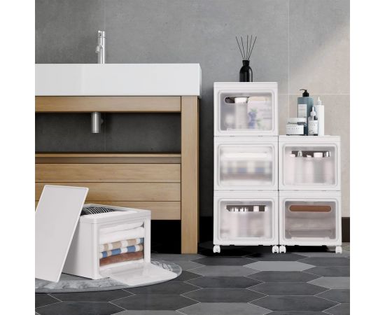 Комод для хранения вещей HOMSU Premium из 3 ящиков с колесиками, 80x30x25 см HOM-1341 – изображение 5