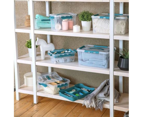 Универсальный ящик для хранения Econova Grand Box с замками и ручкой, 6,65 л 433200202 – изображение 5