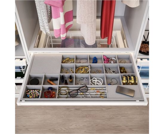 Органайзер для принадлежностей GTV elite 700 мм с доводчиком, цвет белый WG-PRZEG70-10 – изображение 6