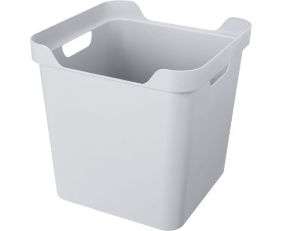 Универсальный ящик с крышкой Econova Luxe 286х286х286 мм, 18л, светло-серый 433242630 – изображение 7