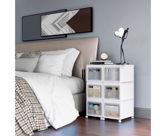 Комод для хранения вещей HOMSU Premium из 3 ящиков с колесиками, 80x30x25 см HOM-1341 – изображение 8