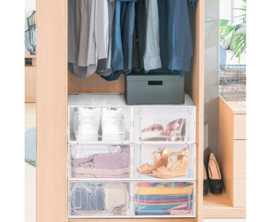 Коробка для хранения высокой обуви HOMSU Premium набор из 2 шт 28x21x36 HOM-1136 – изображение 9