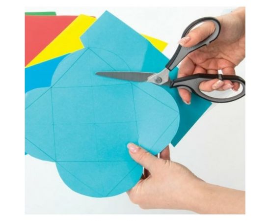 Ножницы BRAUBERG SUPER, 210 мм, серо-черные, 2-х сторонняя заточка 237296 – изображение 9