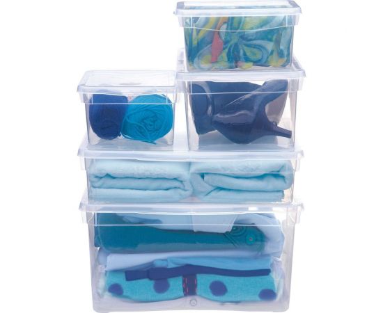 Универсальный ящик Econova Кристалл 400х335х170 мм 18 л бесцветный 431249301 – изображение 9