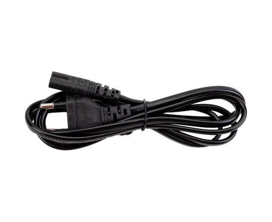 Кабель питания Ripo 1.5м, евро вилка cee 7/16 прямая - штекер с7 (2-0.5 mm2) 2.5a, черный 003-910019 