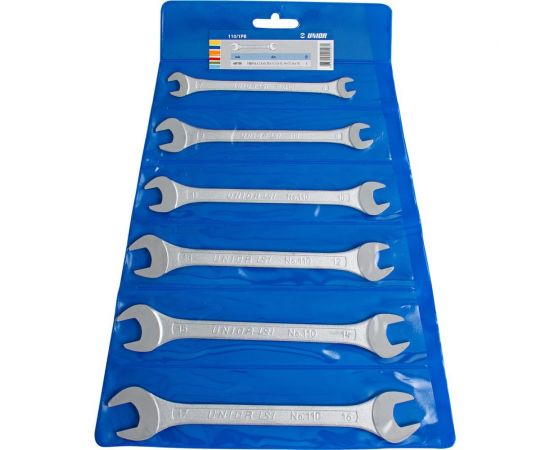 Набор рожковых ключей Unior 6 предметов, 6-17 мм 3838909001081 