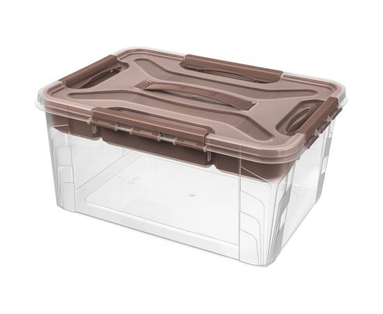 Универсальный ящик Econova Grand Box с замками и вставкой- органайзером, 15,3 л 433224414 