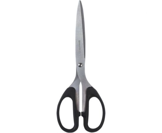 Ножницы BRAUBERG Classic 210 мм, чёрные, 2-х сторонняя заточка 230935 
