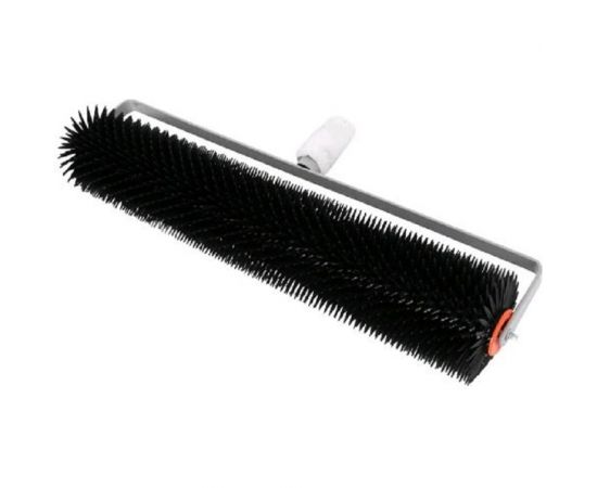 Игольчатый валик для наливных полов Спец ширина ролика 600 мм, скоба под черенок, высота иглы 28 мм 3497 