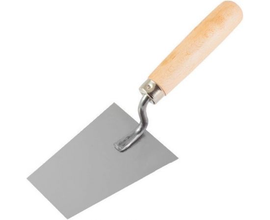 Штукатурный мастерок из нержавеющей стали с рукояткой из бука, 180x90 мм РемоКолор Трапеция 28-0-718 