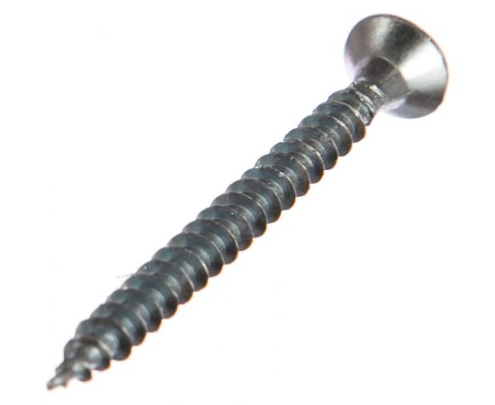 Потайной универсальный шуруп Метизный двор 4,0x45, оцинкованный, 500 шт. 4690441022097 
