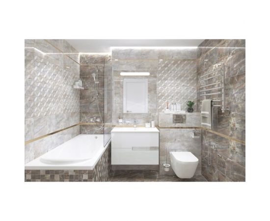 Керамогранит LAPARET Rich ri 0056 коричневый, 60x60 см, 1.44 кв. м, 4 шт. х9999283608 – изображение 12