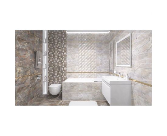 Керамогранит LAPARET Rich ri 0056 коричневый, 60x60 см, 1.44 кв. м, 4 шт. х9999283608 – изображение 13