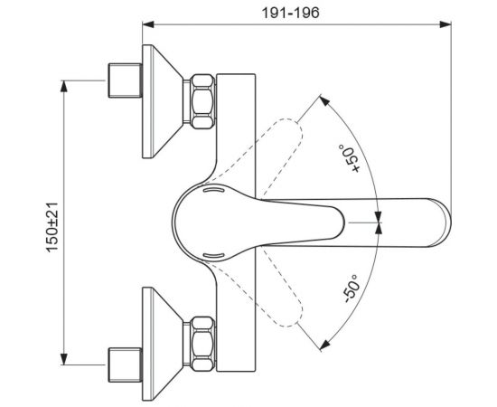 Смеситель для умывальника VIDIMA Видима Некст BA368AA – изображение 2