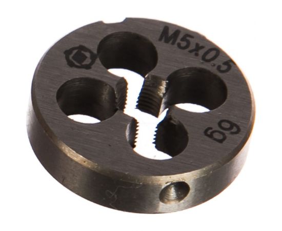 Плашка М 5 х0.5 9ХС ТМ Туламаш 57871 – изображение 2