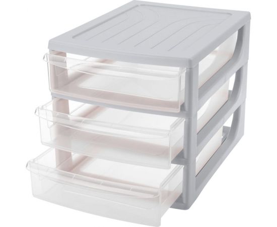 Органайзер Econova формат А4, 3 ящика, 260х368х265 мм, светло-серый 433223930 – изображение 2
