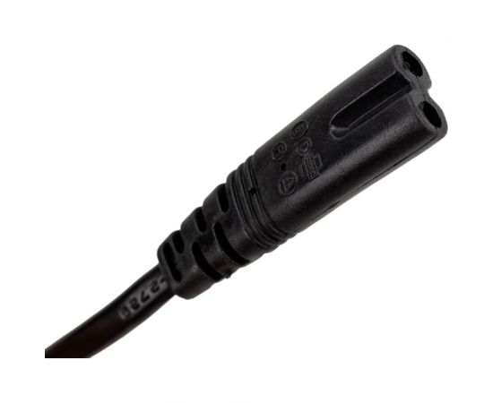 Кабель питания Ripo 1.5м, евро вилка cee 7/16 прямая - штекер с7 (2-0.5 mm2) 2.5a, черный 003-910019 – изображение 2